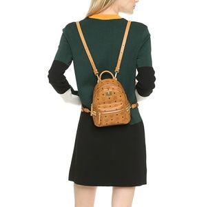 💯AUTHENTIC MCM x-MINI BACKPACK